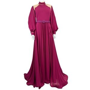 black halter top evening dress MNM COUTURE 2759 Fouad Sarkis Evening Dress – Sparkly Gowns main image 0
